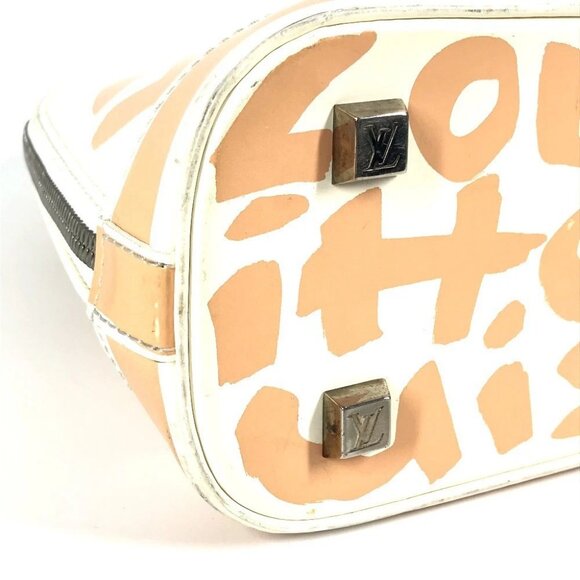 LOUIS VUITTON M92180 MonogramGraffiti Alma MM Bag Tote Bag Hand Bag - Picture 13 of 16